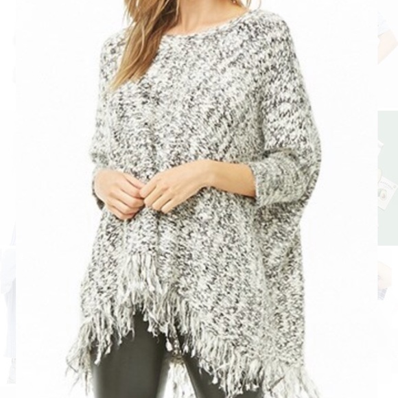 Umgee Sweaters - Gray Marled Distressed Popcorn Sweater